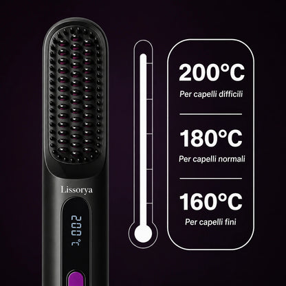Lissorya™ | Spazzola per Capelli Corti