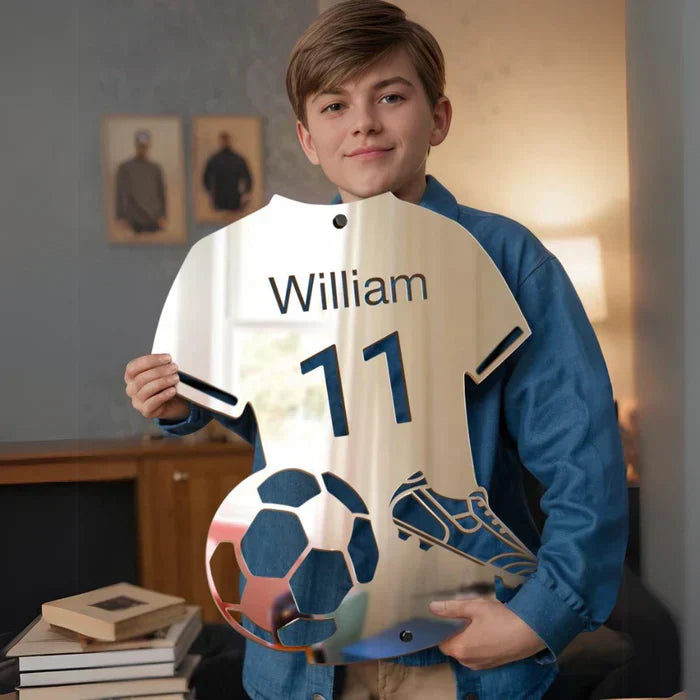 LumiFut | Espejo LED de Fútbol Personalizado