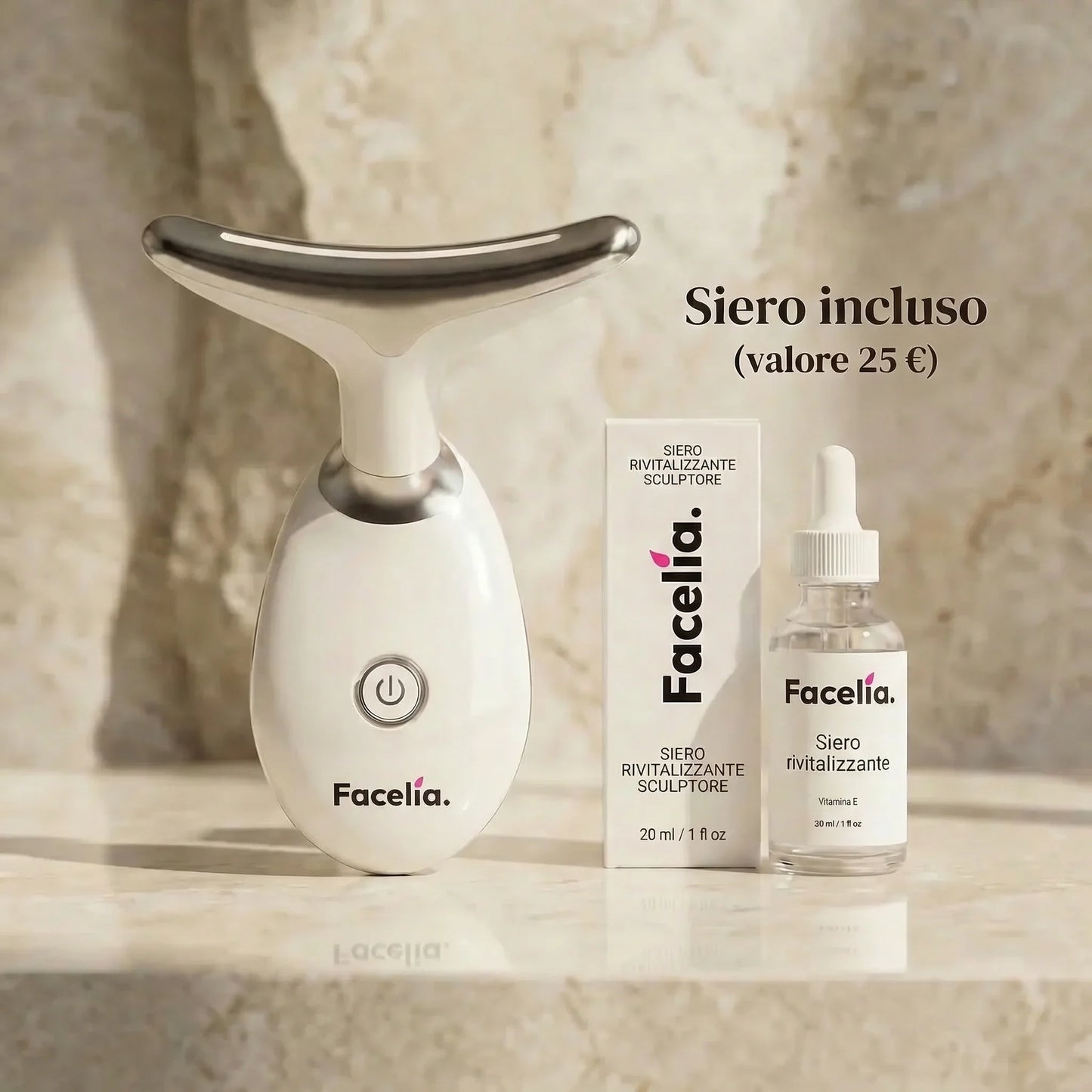 Facelia® | Dispositivo rassodante viso + 1 Siero in OMAGGIO