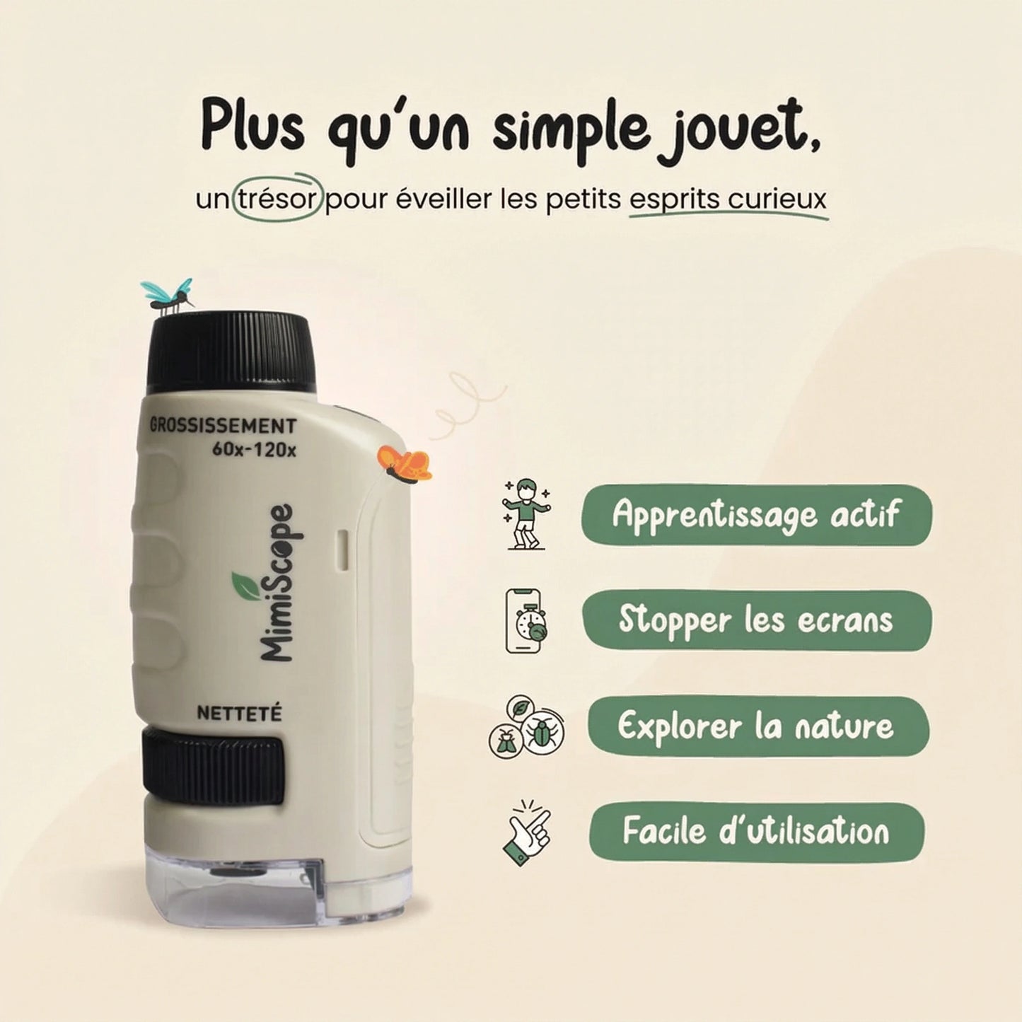 Mimiscope™ | Microscope de poche pour enfants