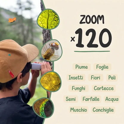 MiniScopio™ | Microscopio portatile per bambini